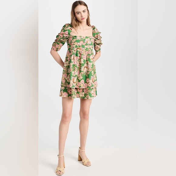 MISA Los Angeles Kate Dress in Kelly Blossoms Size Small - Picture 2 of 5
